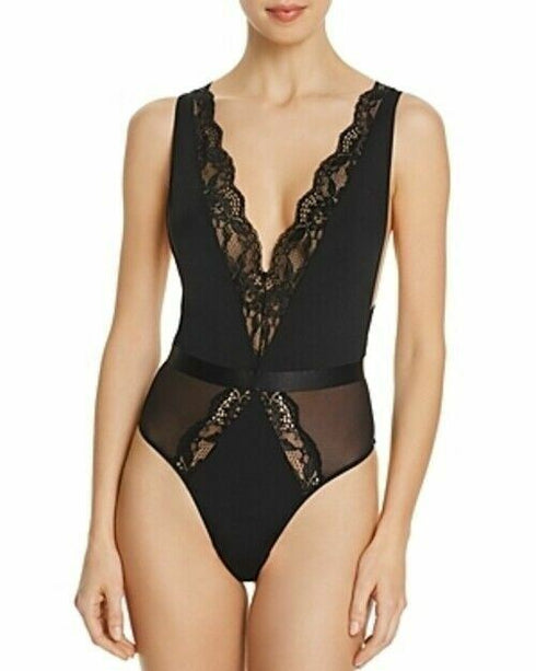 Palindrome Tabby Bodysuit Black Size Small